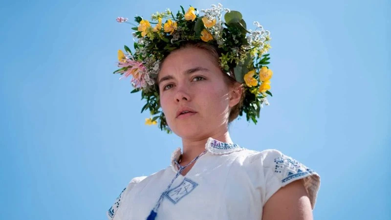 Florence Pugh em 'Midsommar'.