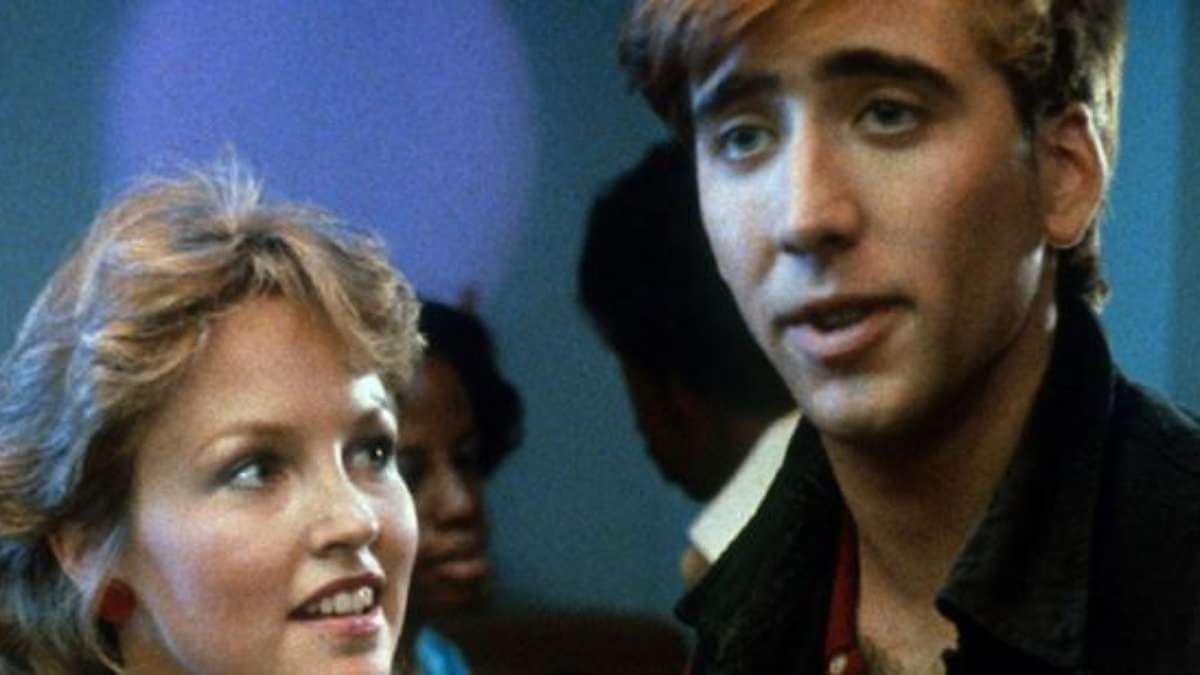 Nicolas Cage em ‘Sonhos Rebeldes’, um deu seus primeiros papéis como protagonista