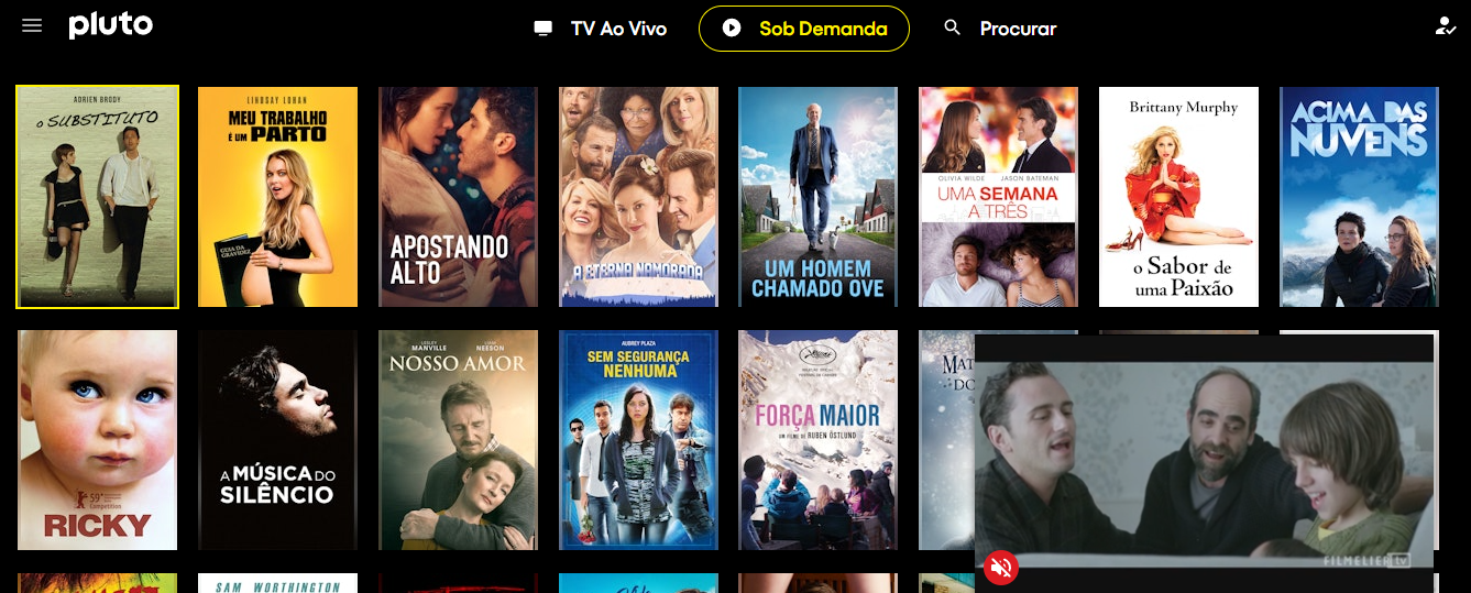 Catálogo Filmelier Pluto TV
