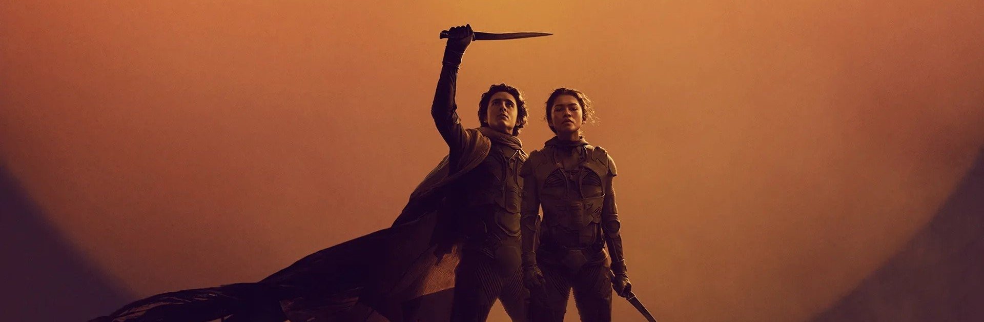Cena de 'Duna 2' com  Timothée Chalamet e Zendaya. (Crédito: IMDB)