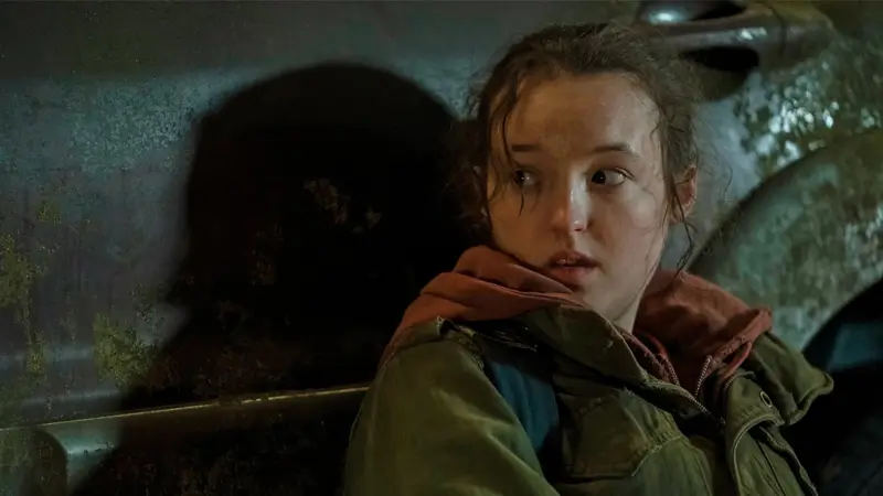 Bella Ramsey numa cena de The Last of Us