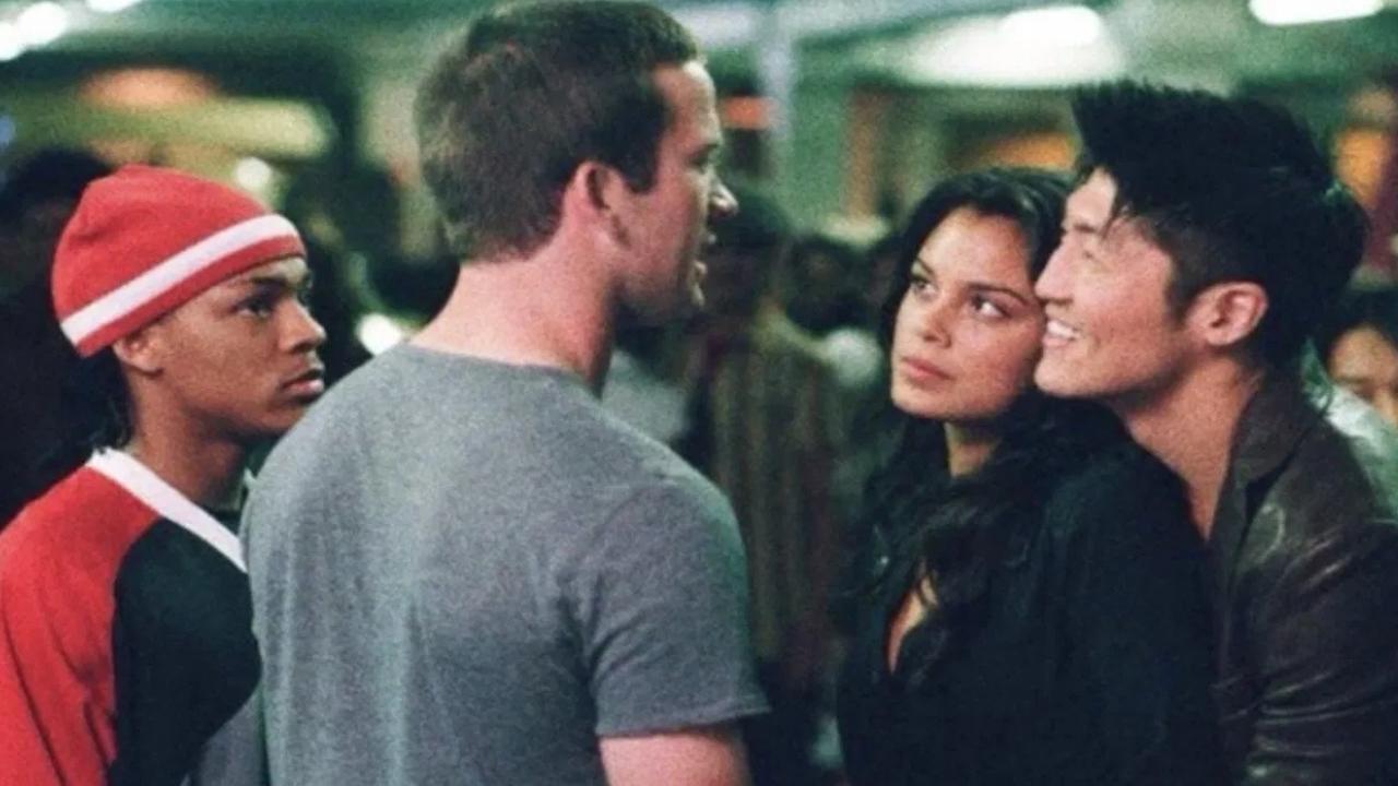 Elenco de Velozes e Furiosos: Desafio em Tóquio: Bow Wow, Lucas Black, Nathalie Kelley e Brian Tee em cena do filme. (Créditos: TMDB)