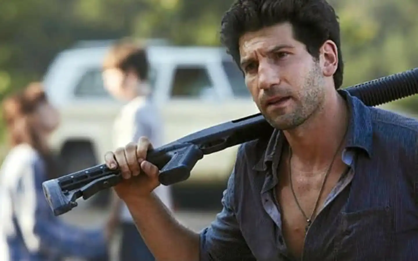 Jon Bernthal em The Walking Dead (Crédito: Reprodução AMC)