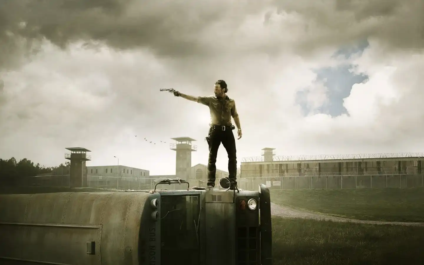 Elenco da Série The Walking Dead. Andrew Lincoln como Rick Grimes. (Crédito: TMDB)