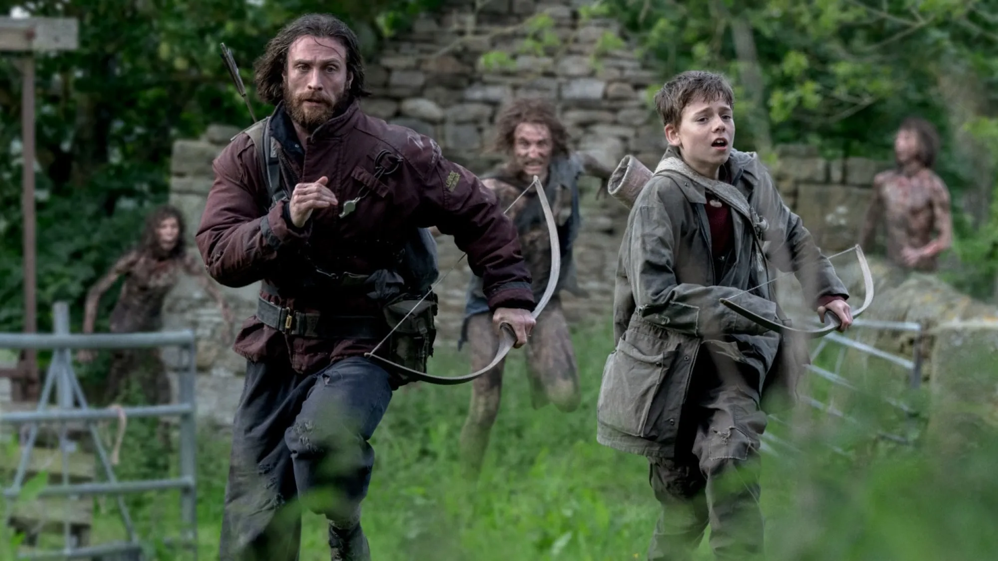 Cena de 'Extermínio: A Evolução', filme protagonizado por Aaron Taylor-Johnson (Crédito: Sony Pictures)