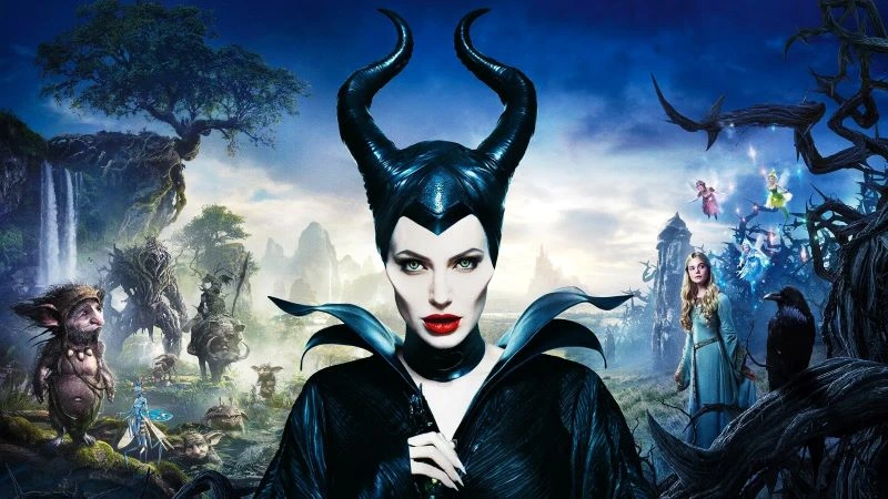 Angelina Jolie as Maleficent in Maleficent (2014).
