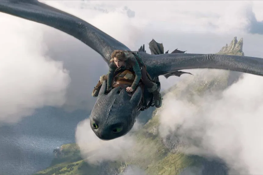 Novo 'Como Treinar Seu Dragão' repete cenas e planos (Crédito: Universal Pictures)