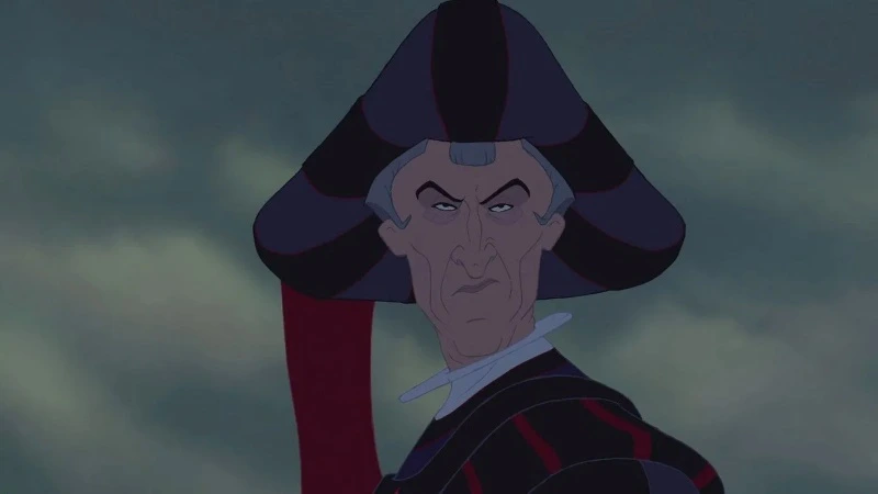 Judge Claude Frollo from ‘The Hunchback of Notre Dame’ (1996).