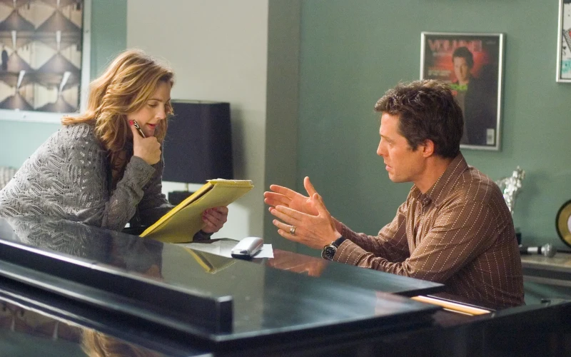 Filmes de romance: Letra e Música. Com Hugh Grant e Drew Barrymore. Dirigido por Marc Lawrence. (Crédito: IMDB)
