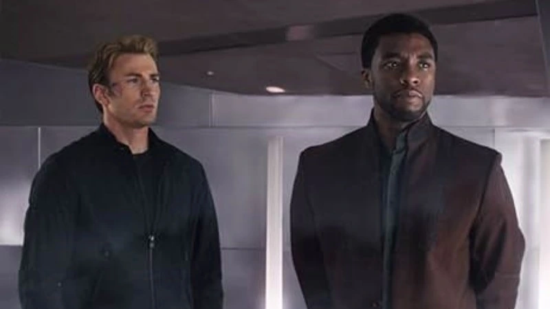 Chadwick Boseman as T'Challa (Black Panther).