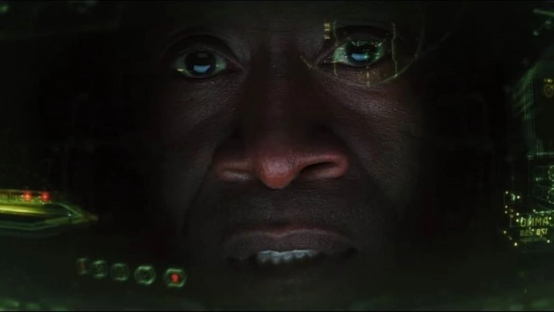 Don Cheadle as James Rhodes (War Machine).