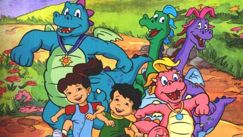 Promotional image from the animated children’s series 'Dragon Tales'.