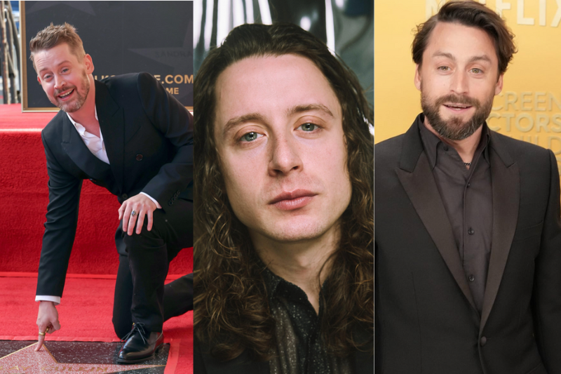 Macaulay Culkin, Kieran Culkin e Rory Culkin em fotos recentes.