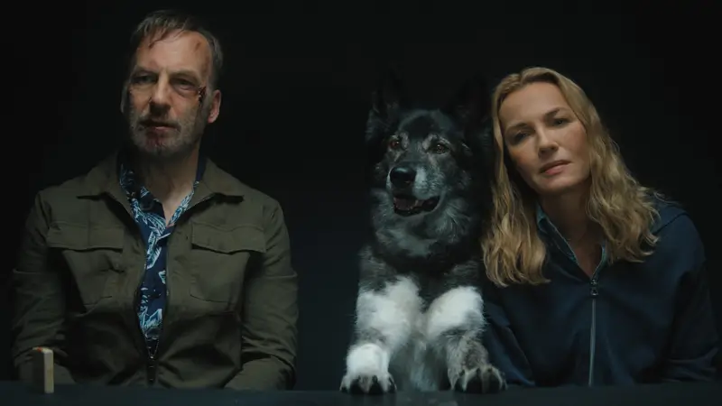 Bob Odenkirk and Connie Nielsen in a scene from 'Nobody 2'