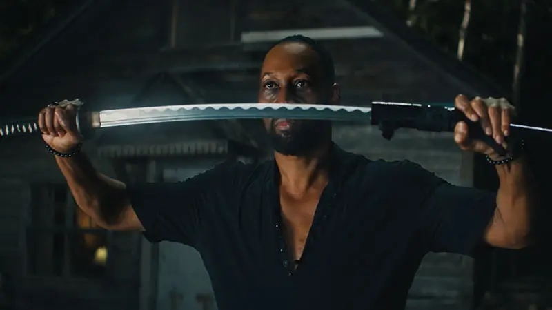 RZA in a scene from 'Nobody 2'