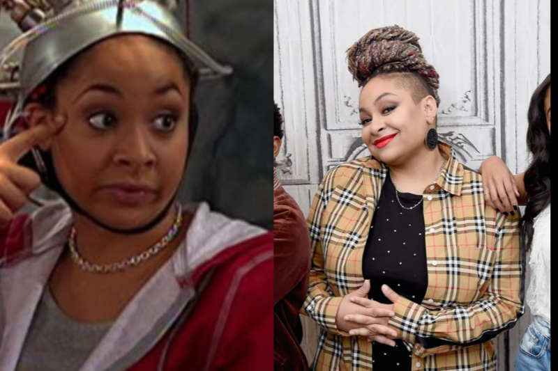Raven-Symoné in different phases: child actress and adult producer