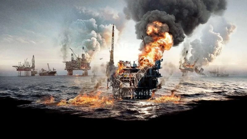 Image from the movie 'The Burning Sea'.