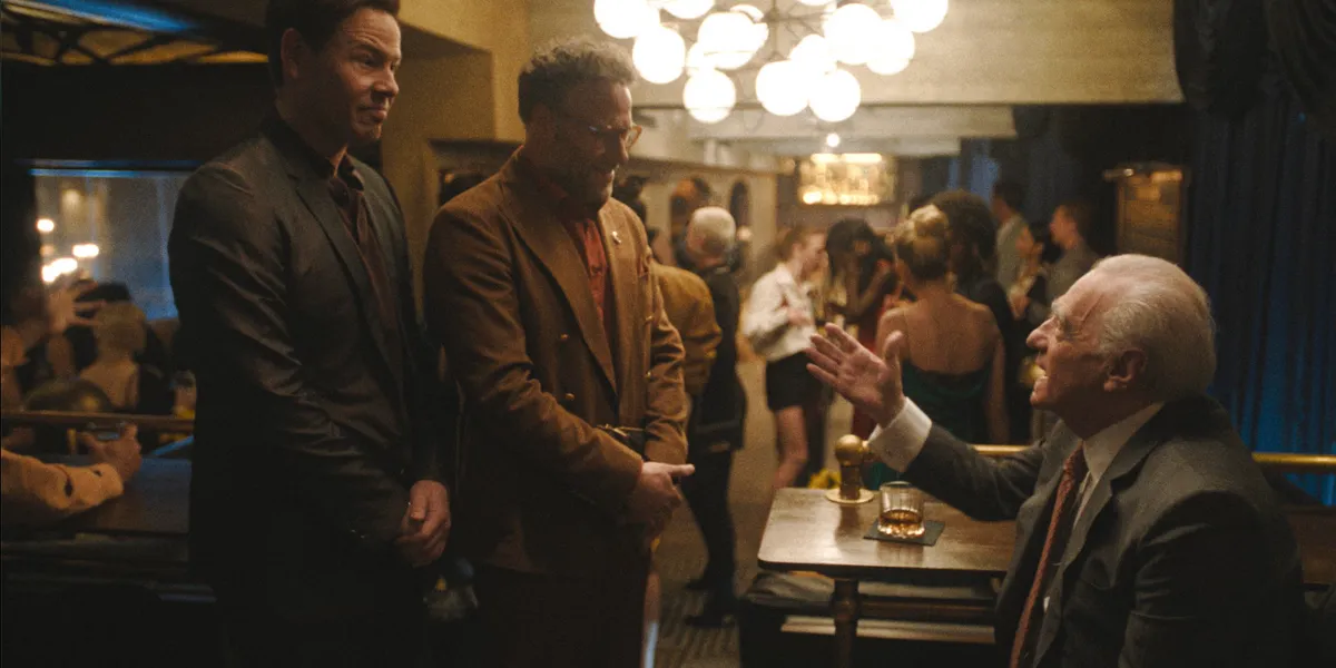 Para Seth Rogen, Martin Scorsese foi o melhor Martin Scorsese que poderia ter em 'O Estúdio' (Crédito: Apple TV+)