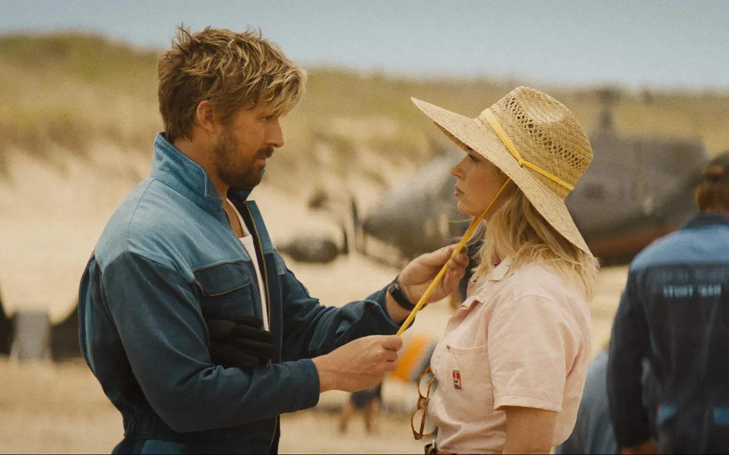 Filme 'O Dublê' ('The Fall Guy') com Ryan Gosling e Emily Blunt. (Crédito: IMDB)