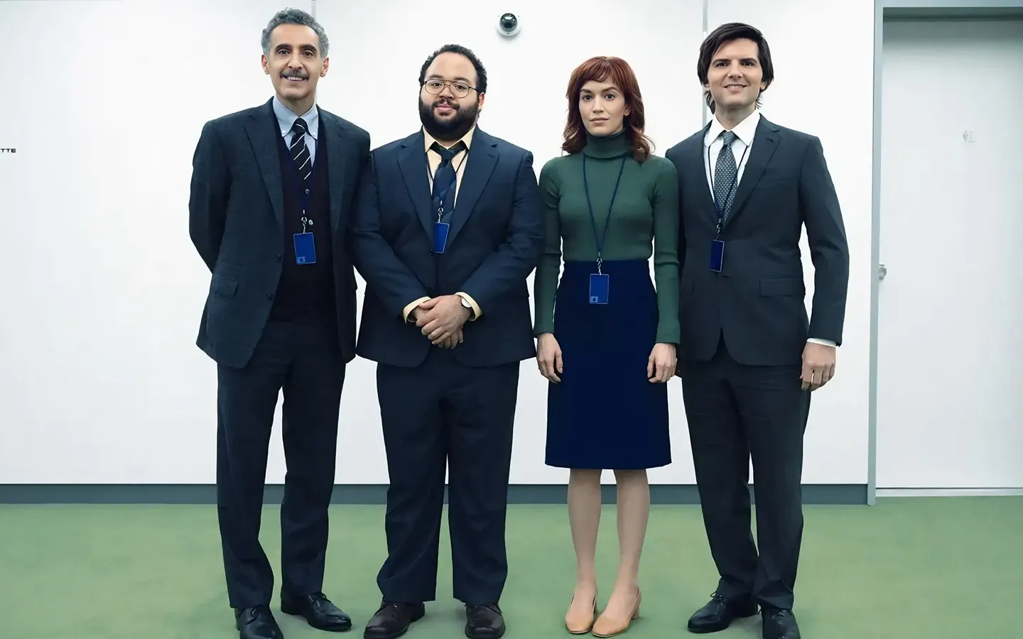 Elenco da série Ruptura (Severance) da Apple TV. (Crédito: TMDB)