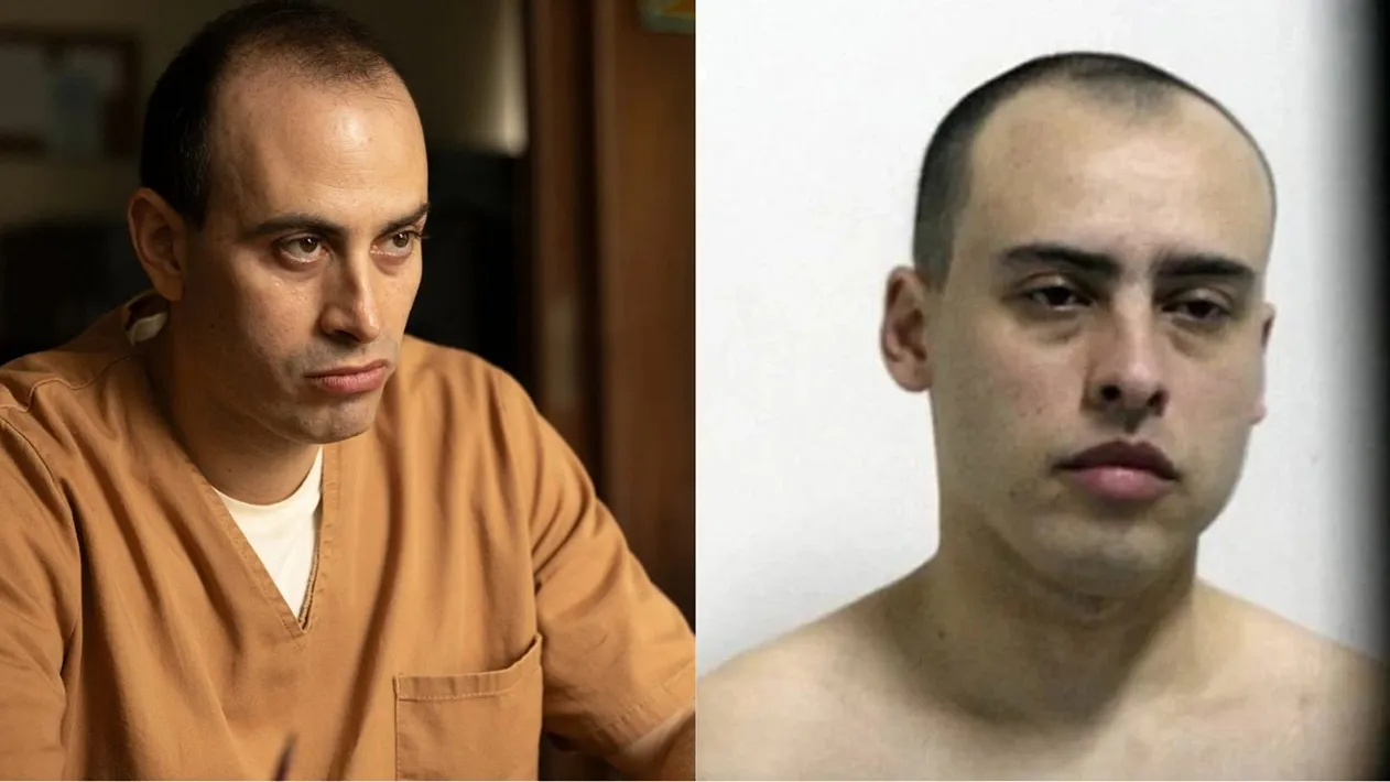 Lucas Oradovschi (esquerda) interpreta Alexandre Nardoni (direita)