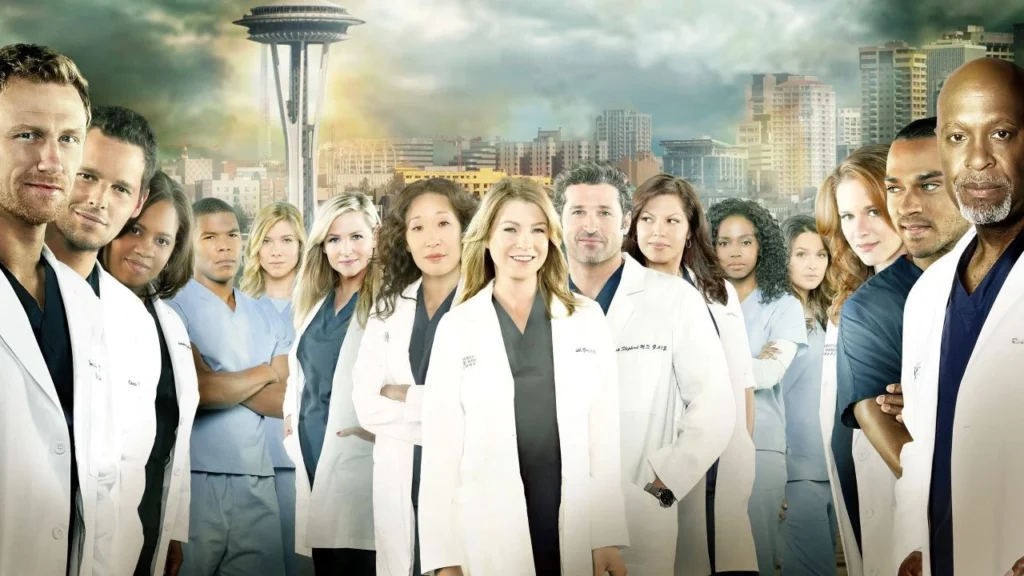 Foto promocional del elenco de la serie ‘Grey's Anatomy’.