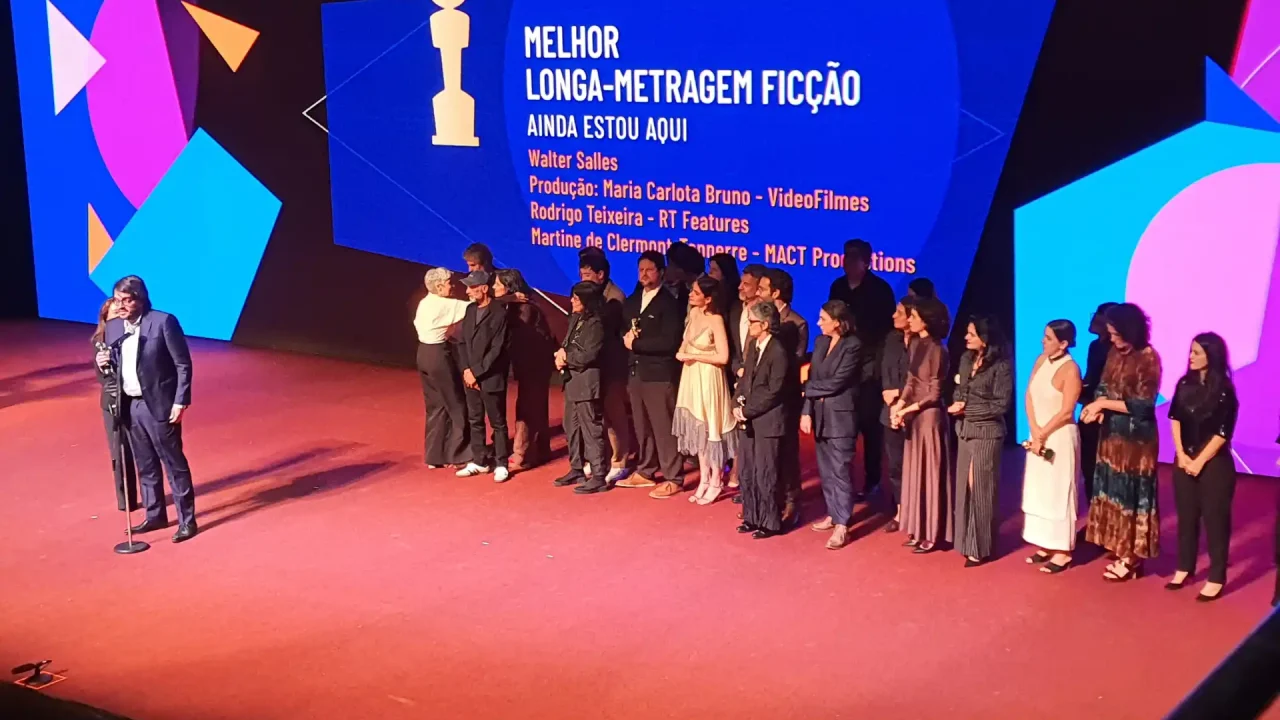 'Ainda Estou Aqui' foi o grande vencedor da noite do Prêmio Grande Otelo levando 13 prêmios. (Créditos: Vitória Pratini)