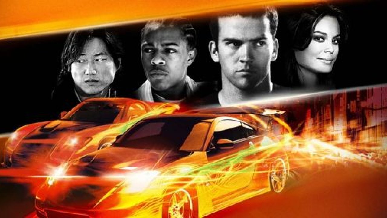 Pôster do filme Velozes e Furiosos: Desafio em Tóquio, com Lucas Black, Sung Kang, Bow Wow e Nathalie Kelley.