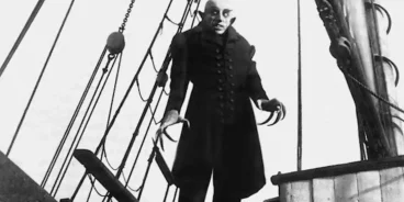 Primer plano del Conde Orlok de la clásica película de terror mudo, Nosferatu (1922). (Crédito: TMDB)