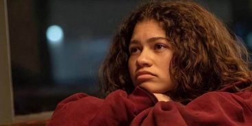 Zendaya como Rue na série Euphoria da MAX